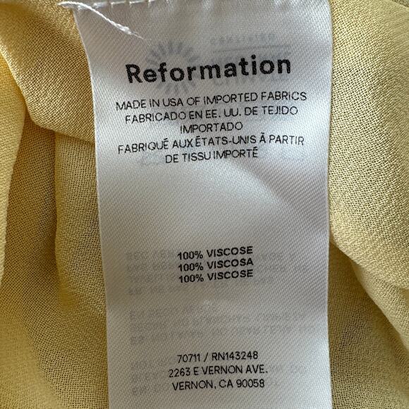 Reformation Briony Dress Honeyglow - Picture 10 of 13